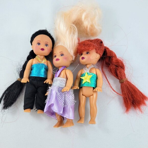 Doll Lot Cinderella Madame Alexander 2010 McDonald’s Mermaid Long Hair Dolls Toy - Picture 4 of 16